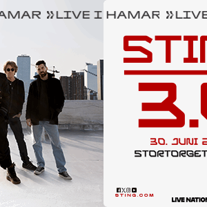 Sting-konsert & middag - En uforglemmelig kveld på Hamar!